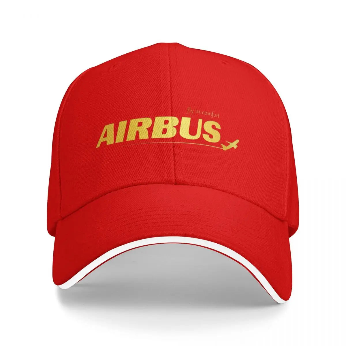 Airbus Golden Logo Baseball Caps Activities Snapback Hat Unisex Hats