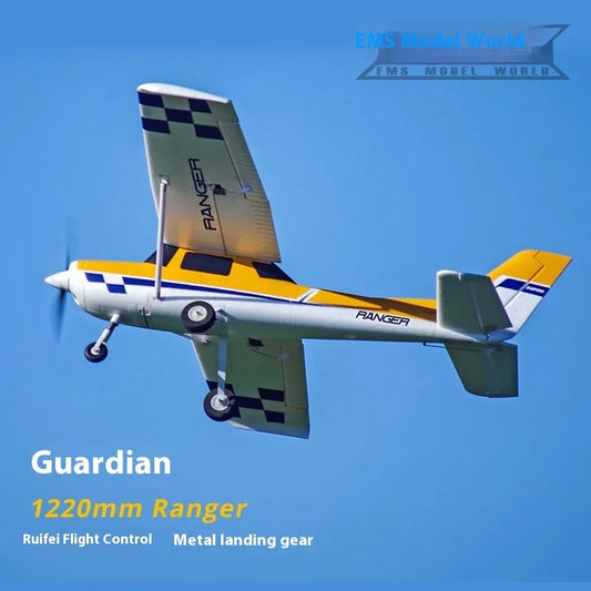Fms Trainer Aircraft 1220mm Guardian Rc With Sharpfly System Model Glider Entry-level Stable Aircraft Rtf/pnp Whole Machine Kit