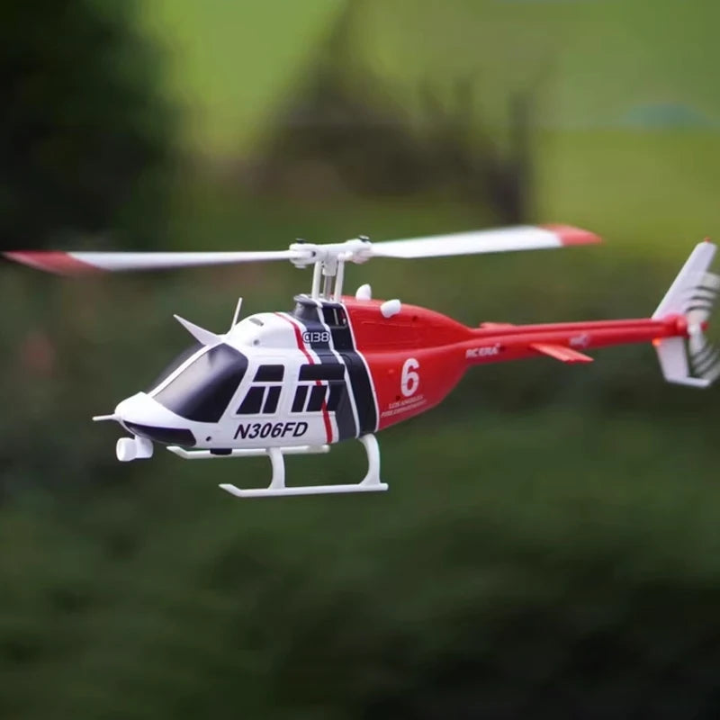 RC ERA C138 BELL 206 Jet Ranger 6-axis Gyro Stabilized Altitude Hold 4ch RC Helicopter Aircraft Hobby for Adults -RTF
