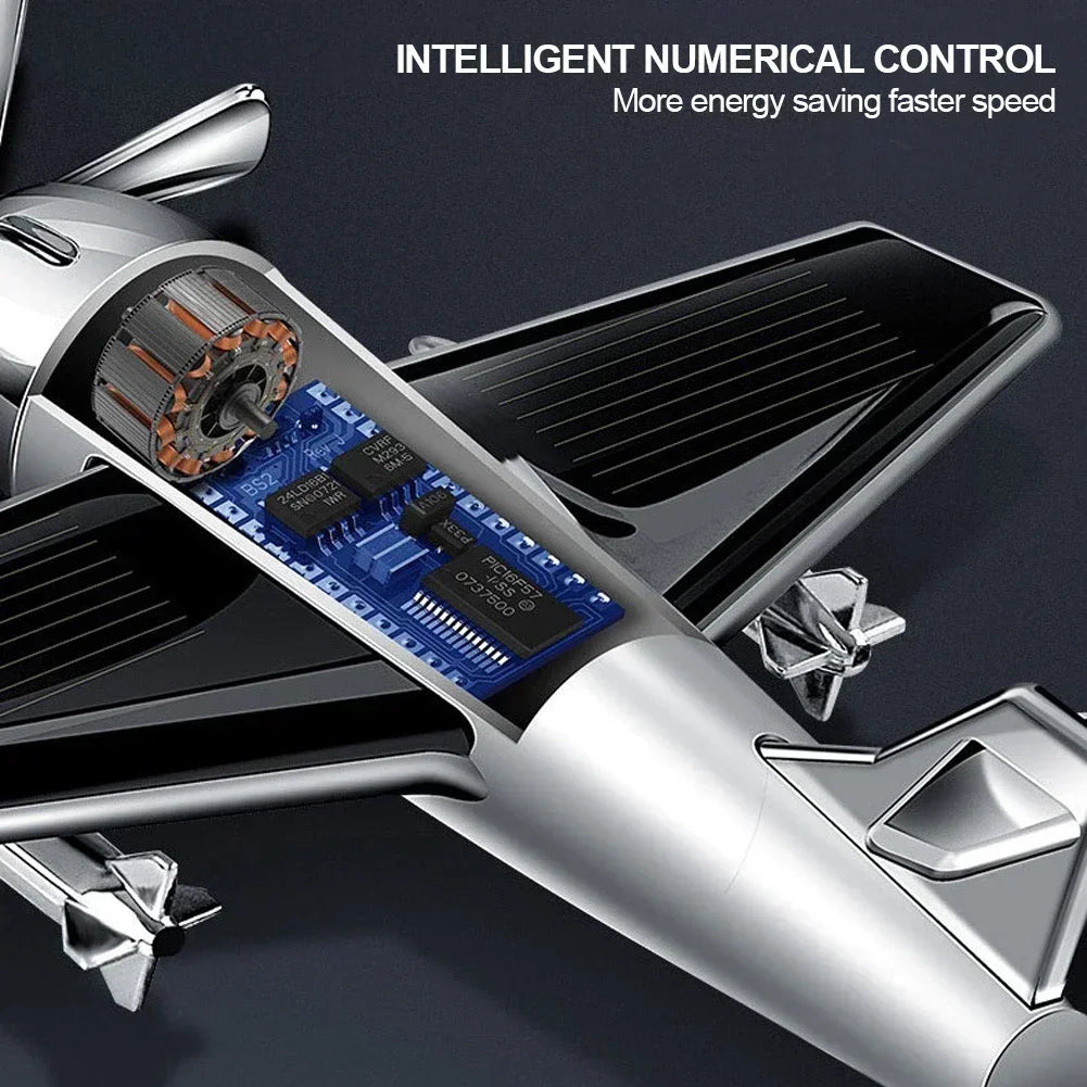 2025 NEW Car Perfume Aromatherapy Ornaments Solar Diffuser Air Freshener Airplane Decor Freshnersar for Decorair