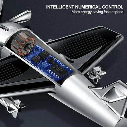 2025 NEW Car Perfume Aromatherapy Ornaments Solar Diffuser Air Freshener Airplane Decor Freshnersar for Decorair