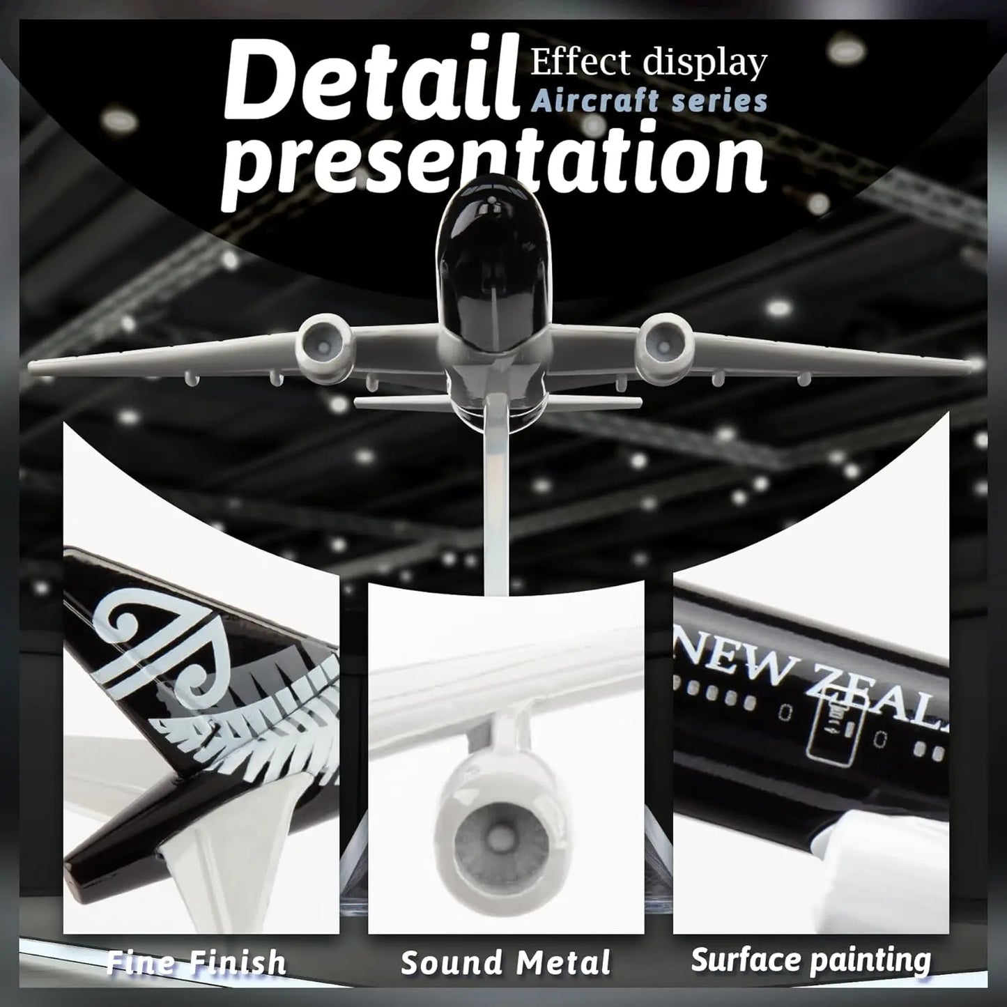 1/400 16cm Air New Zealand B777 Airplane Toy Airplane For Boys Collectible Miniature Gifts