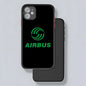 Airbus Logo Phone Case Matte Transparent Back For IPhone 16 15 14 13 12 11 Pro Max X XR XS Plus Cover