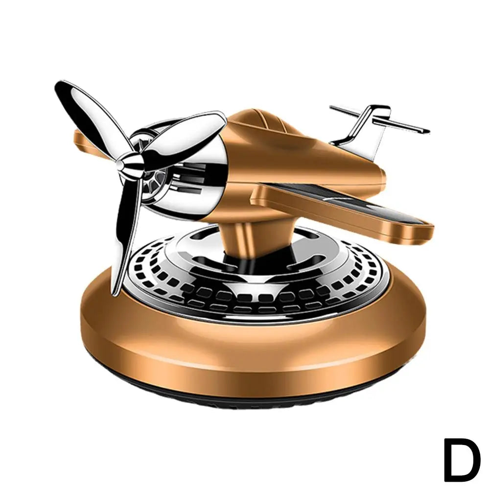 Car Air Freshener Solar Aircraft Decoration Mini Car Perfume Air Freshener Fragrance