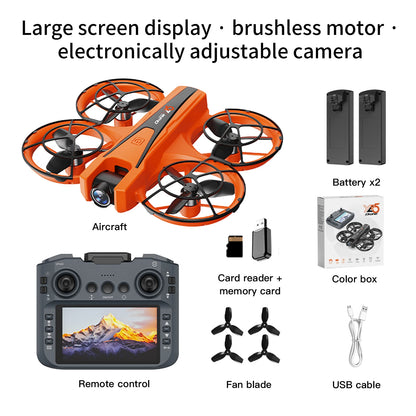 2025 YL05 Drone 8K HD Camera Screen Remote Control Brushless RC Helicopter 360° Flip Quadcopter Dron RC Toys Gift For Kid Boy