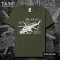 Russian Mi-24 Hind Attack Helicopter T-Shirt 100% Cotton O-Neck Short Sleeve Summer Casual Mens T-shirt Streetwear