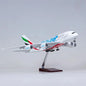 46cm Model Plane 1:160 Scale Emirates Aviation Expo 2020 Dubai