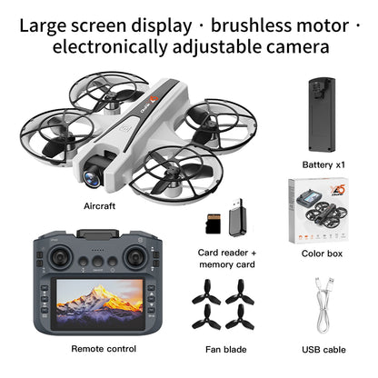 2025 YL05 Drone 8K HD Camera Screen Remote Control Brushless RC Helicopter 360° Flip Quadcopter Dron RC Toys Gift For Kid Boy