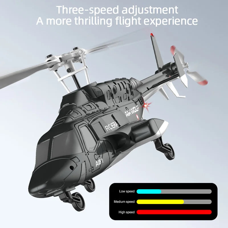 A61 RC Helicopter 2.4G 6-Aixs Gyroscope 4CH Altitude Hold Optical Flow Remote Control Helicopter Toys For Kid Adult