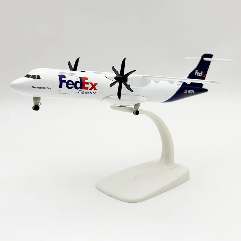 ATR Federal Aviation 20cm Alloy Metal Aircraft Model Toy with Landing Gear