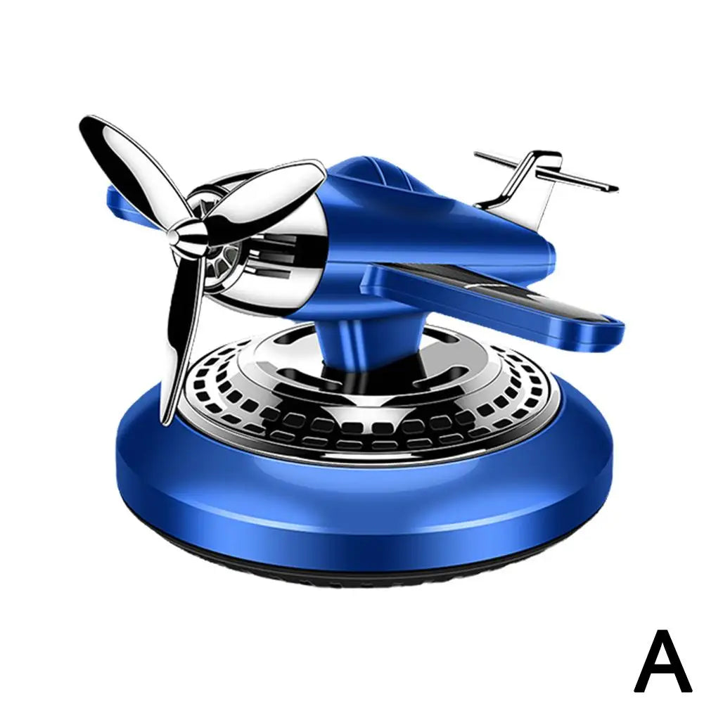 Car Air Freshener Solar Aircraft Decoration Mini Car Perfume Air Freshener Fragrance