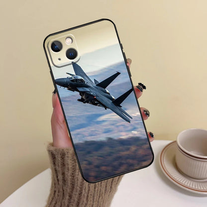 Fighter Planes Phone Case For iPhone 15 14 Plus 11 12 13 16 Pro Max Mini 7 8 X XR XS Max Cover
