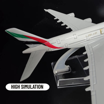 Metal Aircraft Replica Emirates Airlines A380 B777 Airplane Diecast Model Aviation Plane Collectible Toys for Boys
