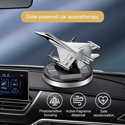 Car Air Freshener Solar Propeller Fighter Car Interior Decoration Accessories Long-lasting Fragrance Car Interior Decorations
