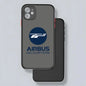Airbus Logo Phone Case Matte Transparent Back For IPhone 16 15 14 13 12 11 Pro Max X XR XS Plus Cover