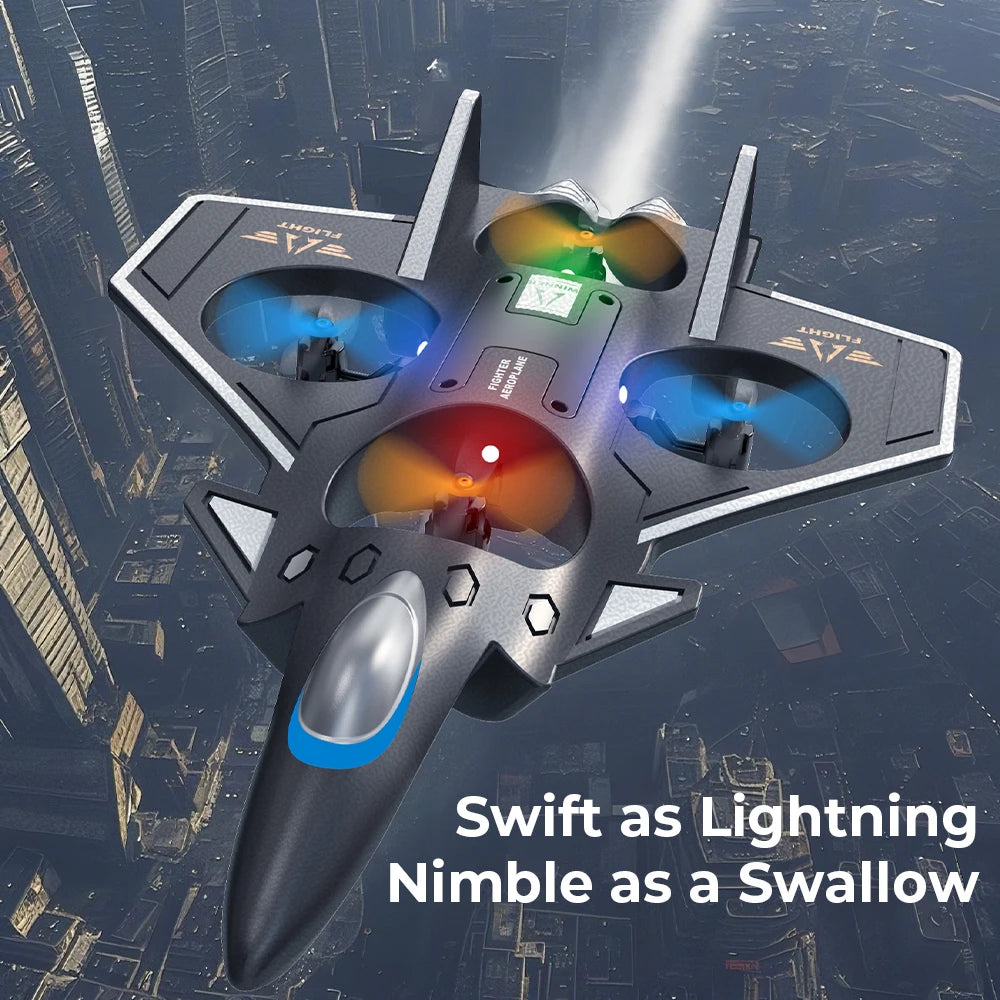 JJRC H130 Remote Control Aircraft Children's Fighter Glider Foam Stunt Drone Boy Toy 2.4G Four Axle Aircraft