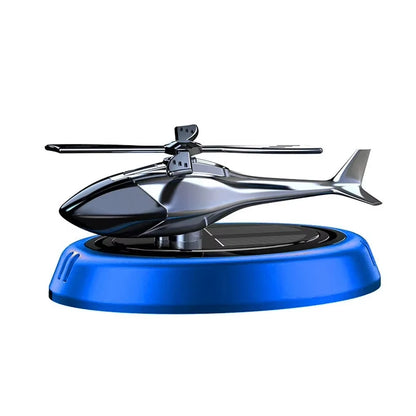 Solar Car Fragrance Helicopter Car Air Freshener ornaments Decor Interior Decoration Solar Rotating Aroma Diffuser for Office