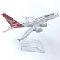 16CM A380 Series airplane kit Alloy Metal Diecast Airplanes Toy Airbus 380 plane model for Collection Gift