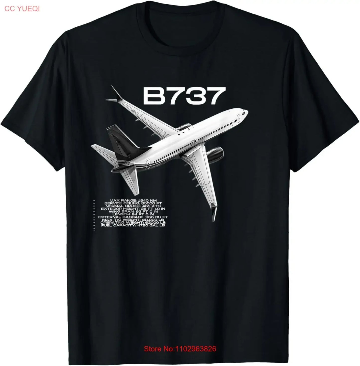 B737 Airplanes Aviation Jet T Shirt  vintage Washed streetwear Unisex fashion Stretched