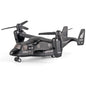 Diecast Alloy Simulated Osprey Transporter Fighter Aircraft Aviation Model Military Transport Aircraft Kid Toy Collect Ornament