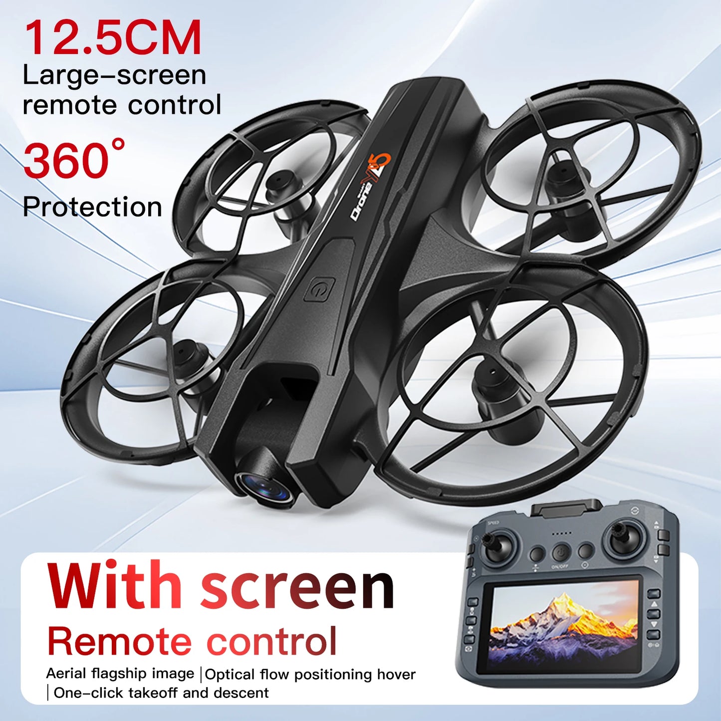 2025 YL05 Drone 8K HD Camera Screen Remote Control Brushless RC Helicopter 360° Flip Quadcopter Dron RC Toys Gift For Kid Boy