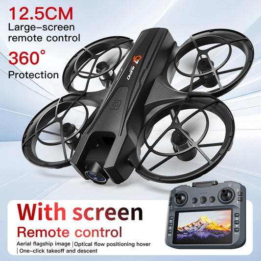 2025 YL05 Drone 8K HD Camera Screen Remote Control Brushless RC Helicopter 360° Flip Quadcopter Dron RC Toys Gift For Kid Boy