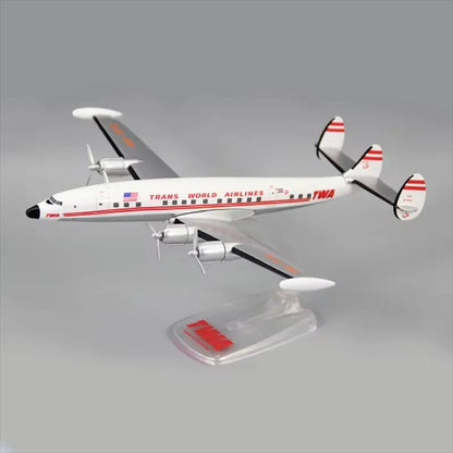 1: 125 Scale L-1049 American Taw Plastic Asb Static Aircraft Model Assembly Toy Aircraft Product Display Decorative Building