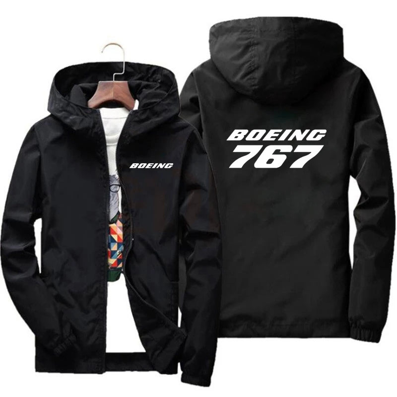 New Mens Hoodies Boeing 737 777 767 Print Men Coat Casual Jogging Thin Jacket Harajuku Zipper Hoodies Sweatshirts