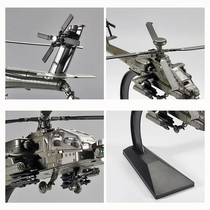 1/32 Scale Apache Helicopter Diecast Alloy Model Collectable Toy Gifts / Collection / Children