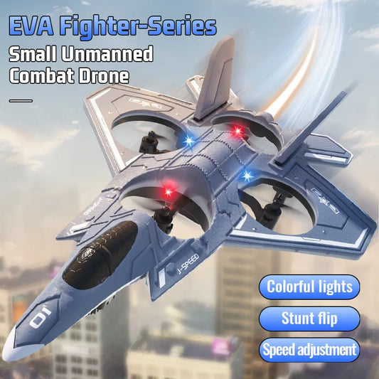 2.4G RC Aircraft with Camera Missile Launch Remote Control Helicopter Fighter Jet EVA Airplane EPP Foam Plane Toys For Kids Gift