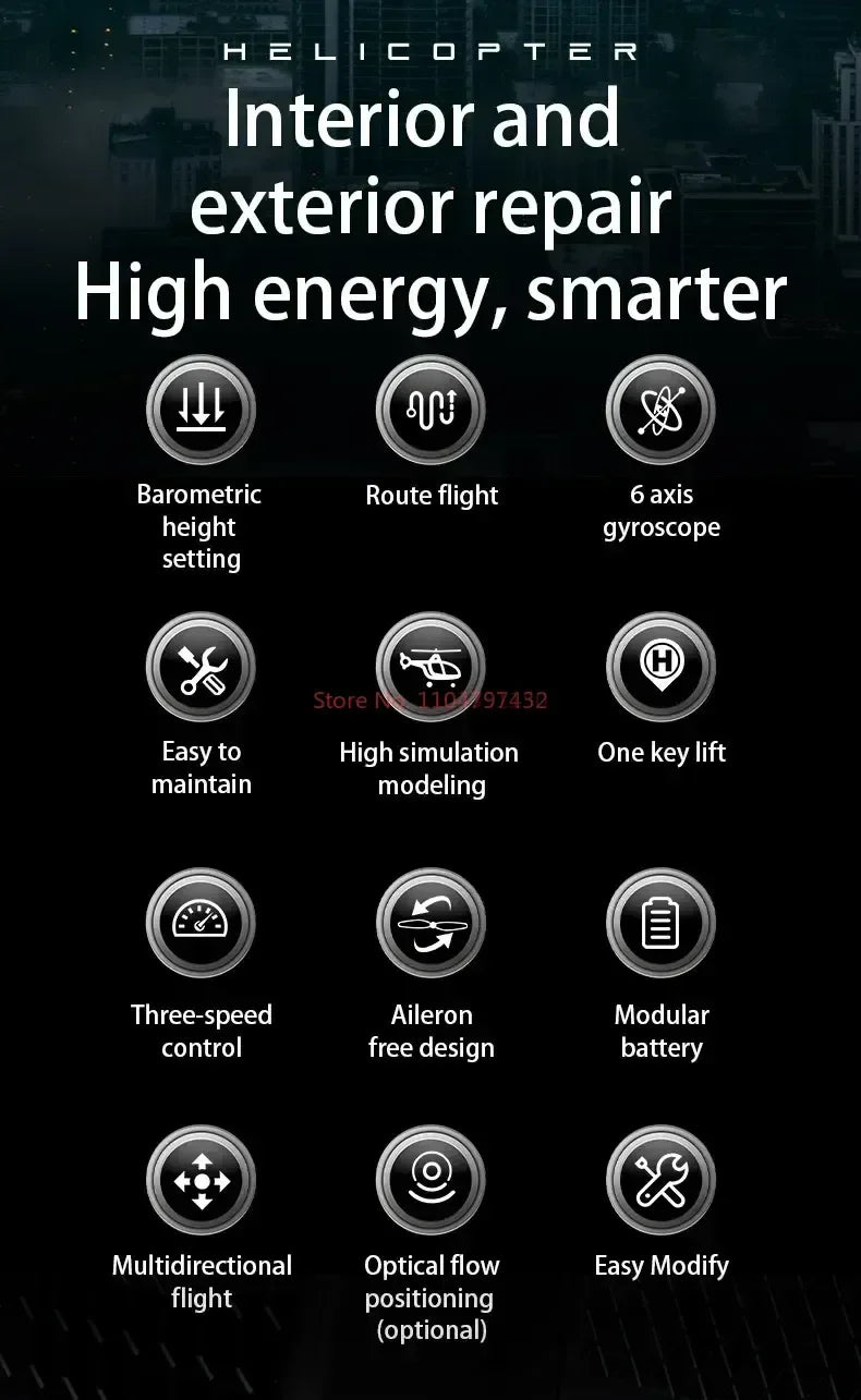 RC ERA C138 BELL 206 Jet Ranger 6-axis Gyro Stabilized Altitude Hold 4ch RC Helicopter Aircraft Hobby for Adults -RTF