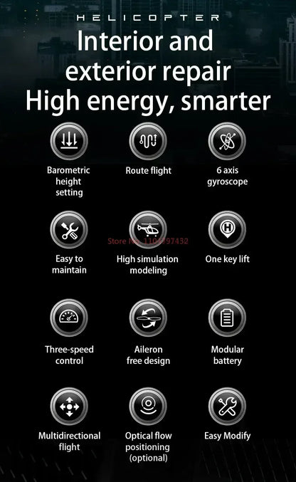 RC ERA C138 BELL 206 Jet Ranger 6-axis Gyro Stabilized Altitude Hold 4ch RC Helicopter Aircraft Hobby for Adults -RTF