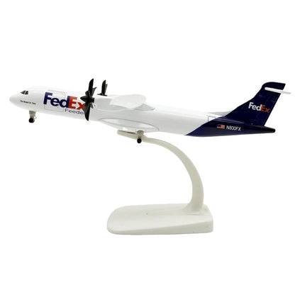 ATR Federal Aviation 20cm Alloy Metal Aircraft Model Toy with Landing Gear