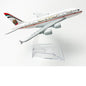16CM A380 Series airplane kit Alloy Metal Diecast Airplanes Toy Airbus 380 plane model for Collection Gift