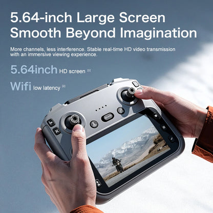 GT50 Drone FPV 8K Professional 4K HD Dual Camera WIFI Light Flow Brushless Motor Obstacle Avoidance Quadcopter Toys