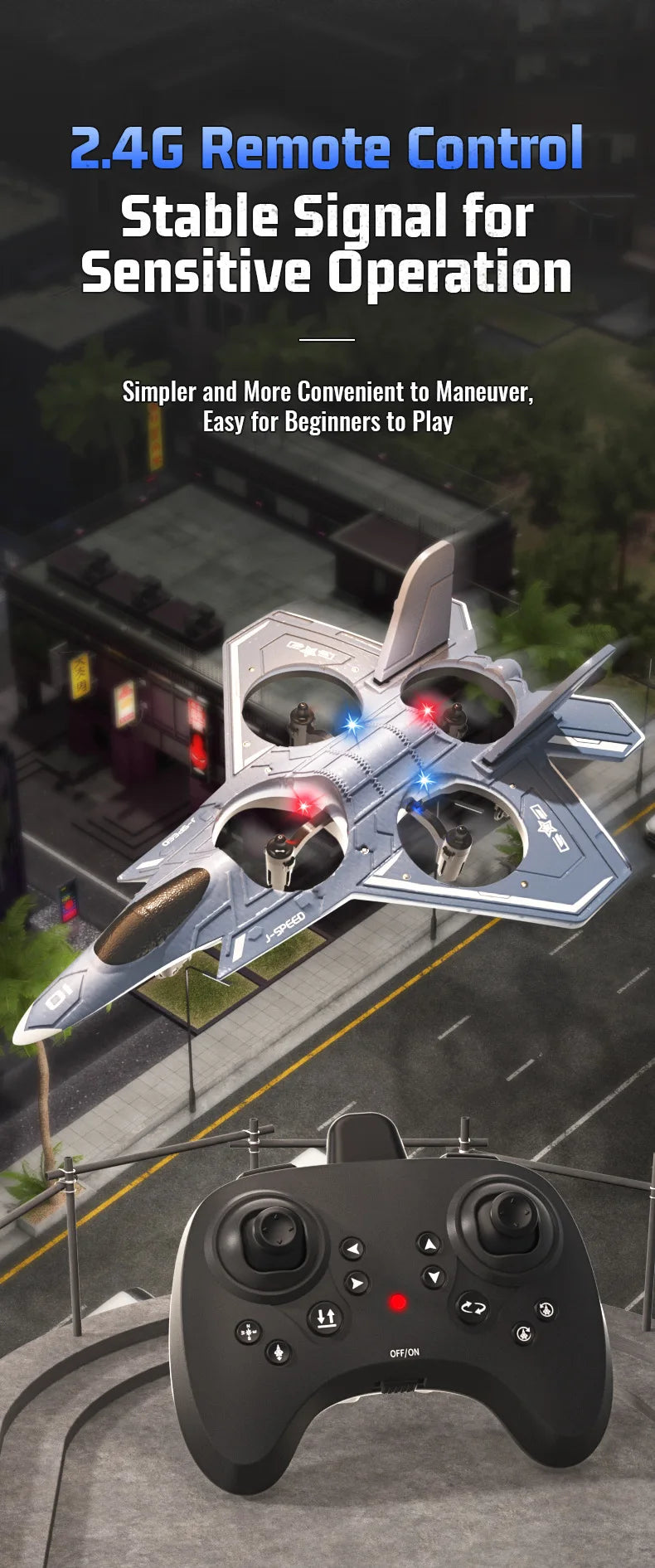 2.4G RC Aircraft with Camera Missile Launch Remote Control Helicopter Fighter Jet EVA Airplane EPP Foam Plane Toys For Kids Gift