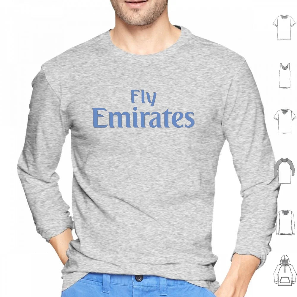 Fly Hoodie Cotton Long Sleeve Flight Plane Fly Etihad Logo Airways Fly Better Uni Emirates American Travel