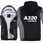 Airbus A320 Hoodies Men Fashion Coat Pullover Fleece Liner Jacket Plane Pilot 320 Airbus Sweatshirts Hoody