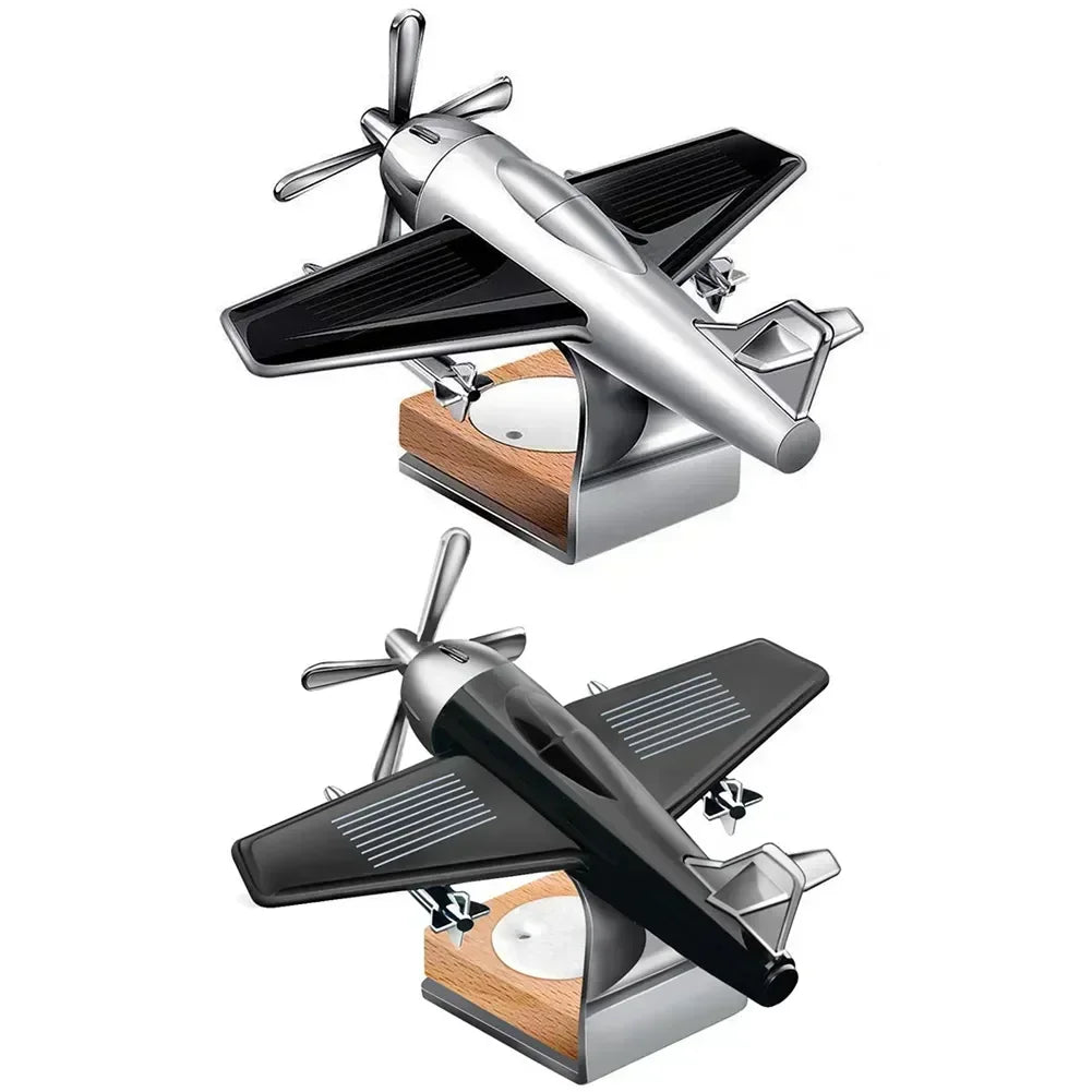 2025 NEW Car Perfume Aromatherapy Ornaments Solar Diffuser Air Freshener Airplane Decor Freshnersar for Decorair