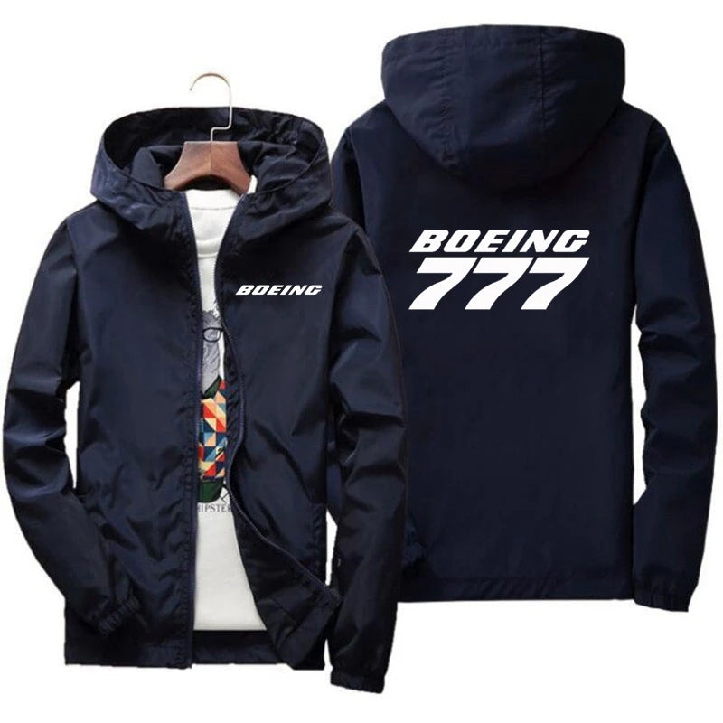 New Mens Hoodies Boeing 737 777 767 Print Men Coat Casual Jogging Thin Jacket Harajuku Zipper Hoodies Sweatshirts