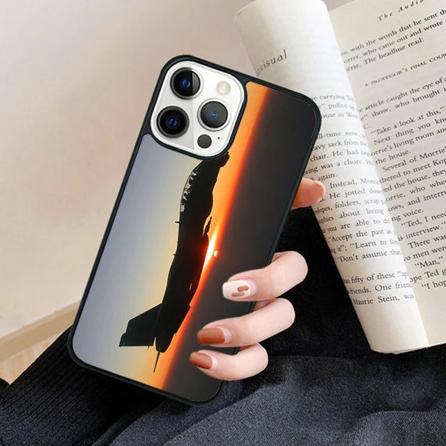 Jet Fighting Aircraft Phone Case Back Cover for iPhone 17 Air 16 15 14 13 11 12 Pro Max Plus Fundas Coque