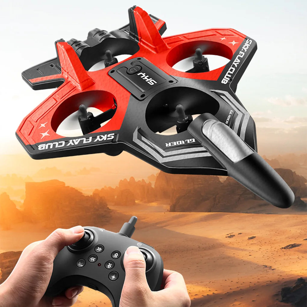 YP3 Glider RC Drone with Light Flying Helicopter RC Hobby Jet Plane 2.4G Stunt Remote Control Foam Fighter Airplane Toy Drone