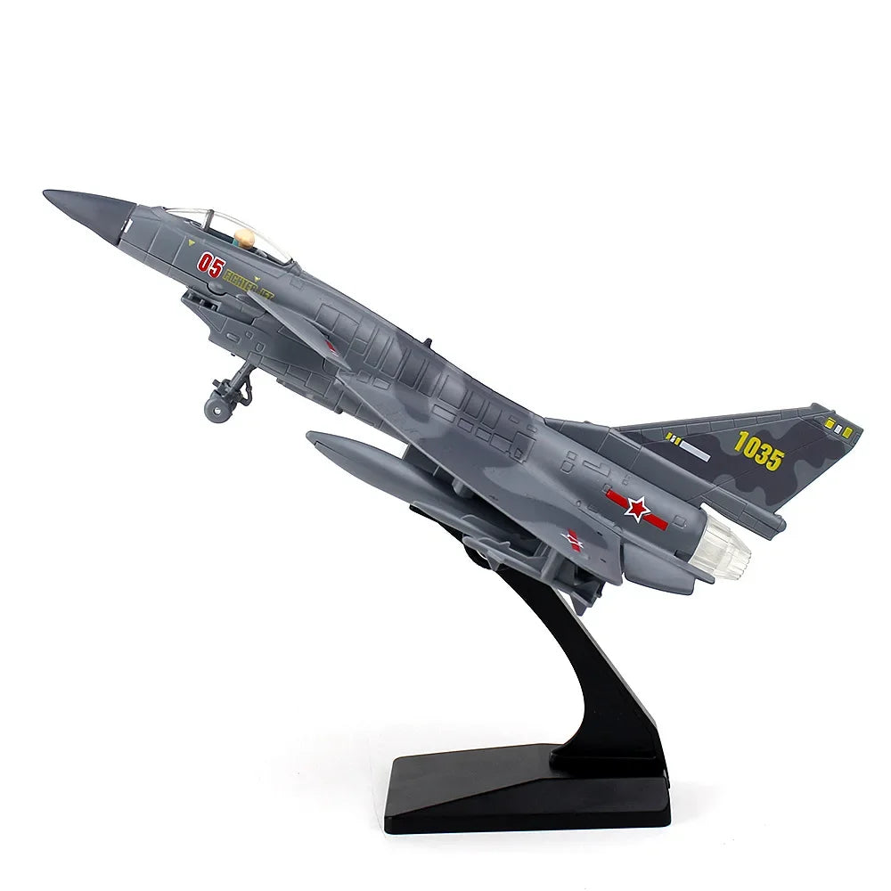 J15 F16 F22  Aircraft Serie Rafale fighter jet Alloy Fighter Soundlight Echo Military Metal Model Scenic Area Exhibition Gift
