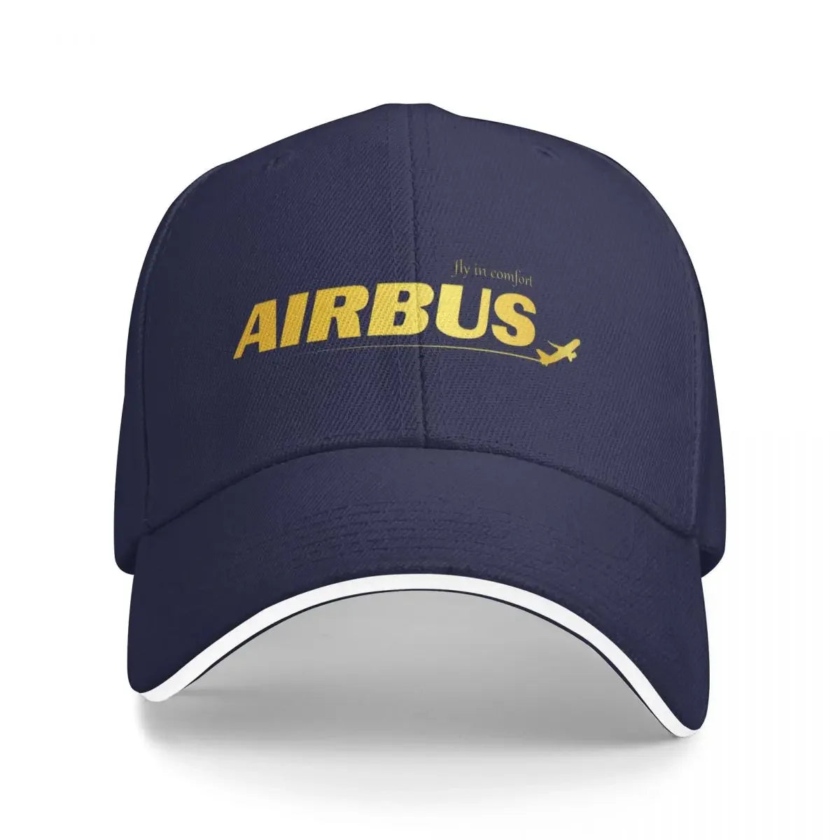 Airbus Golden Logo Baseball Caps Activities Snapback Hat Unisex Hats