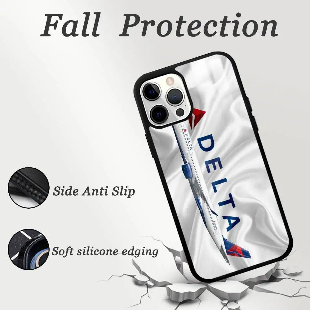 Fashion Pattern A-Airbus Logo Phone Case MagSafe Magnetic For IPhone 16 15 14 13 12 11 Pro Plus Max Mini Wireless Charger Funda