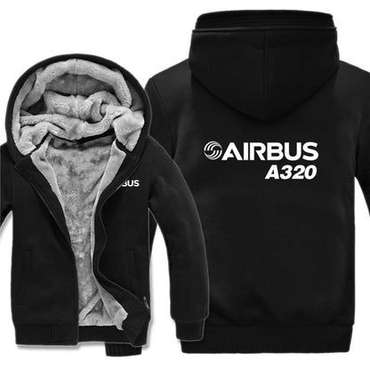 Airbus A320 Hoodies Men Fashion Coat Pullover Fleece Liner Jacket Plane Pilot 320 Airbus Sweatshirts Hoody