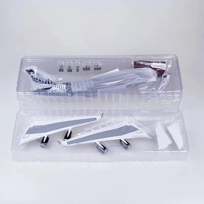 1:160 Scale 45 cm Diecast Model New Zealand Airlines Airbus A380 Resin Airbus Airplane With Light and Wheel Collection Display