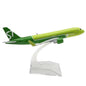 320 Metal Airplane Replica 16cm  Russia Siberia S7 A320 Airbus Aircraft  Children's Gift