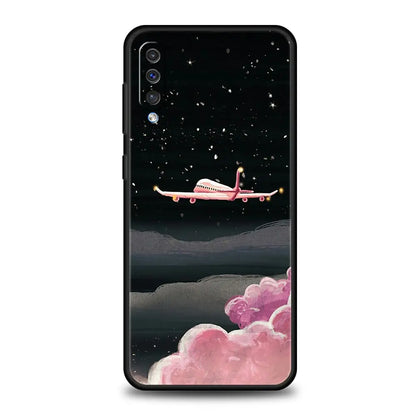 Phone Case For Samsung A56 A36 A26 A54 A52 A24 A14 A50 A70 A40 A06 A12 A22 A34 A42 A32 5G A04s A16 Cover Aircraft Plane Airplane