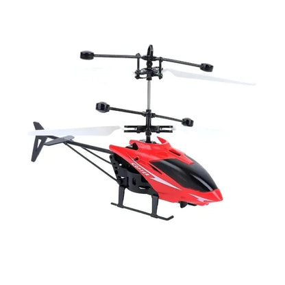 Rechargeable Mini RC Drone Remote Safe Fall-resistant RC Helicopters Drone ChildrenToys(No remote control battery)